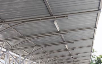 installing Hartford End metal roofing